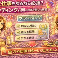 個人で仕事をする人に向けて、ブランディングとは何かを噛み砕いて解説した図解イラスト